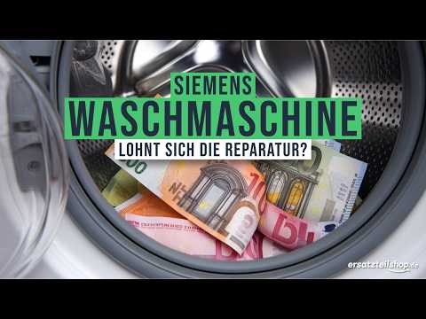 Siemens Waschmaschine reparieren – lohnt es sich in 2025? IQ300, IQ500 & IQ700 erklärt!