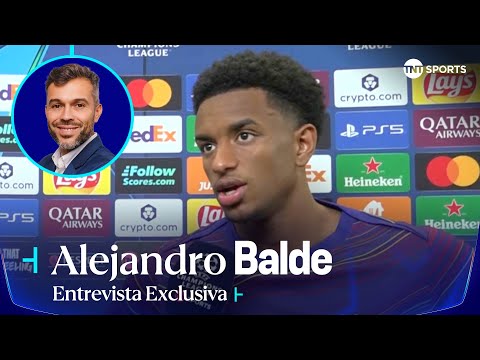 ALEJANDRO BALDE: “A LA GENTE LE MOLESTA LAMINE YAMAL" | BARCELONA 6-1 OLYMPIACOS | ENTREVISTA