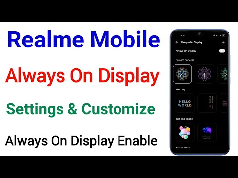 Always On Display In Realme Phones | Always On Display Customization & Features
