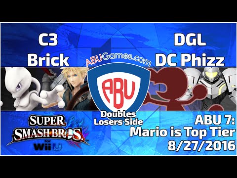 ABU Monthly 7: Brick + C3 vs. DC Phizz + DGL - Smash 4 Losers Side Doubles