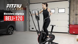 FITFIU Fitness BELI-120 - La bicicleta elíptica ideal para trabajar todos los mú