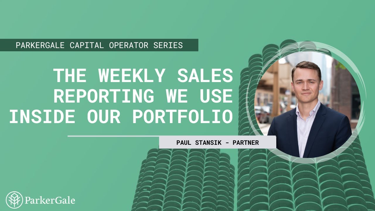 ParkerGale's Weekly Sales Metrics Playbook - Walking Through Our Reporting Template