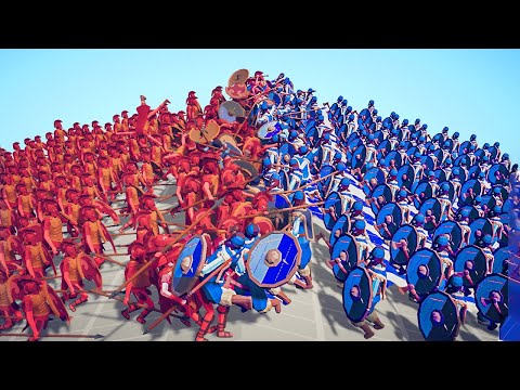 100x ACIENT ARMY ⚔️ vs 🪓 100x VIKING ARMY / Totally Accurate Battle Simulator ( TABS )