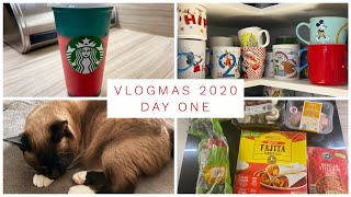 VLOGMAS 2020 - DAY 1 - FIRST DAY OF VLOGMAS, DISNEY MUGS, CATS, ADVENT CALENDARS