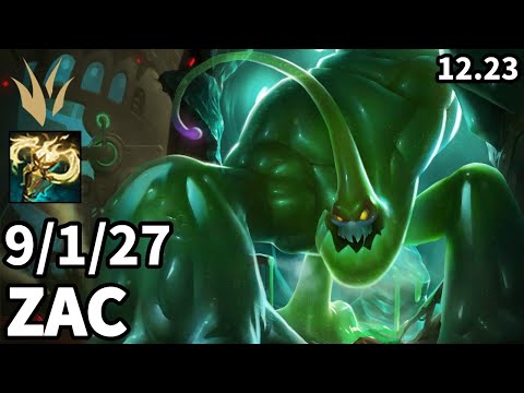 Zac Jungle vs Sylas - KR Master | Patch 12.23