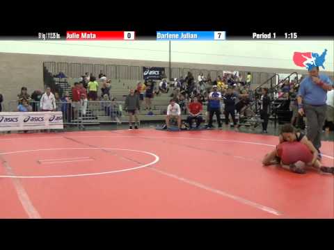 FILA Junior 51 kg / 112.25 lbs. - Julie Mata vs. Darlene Julian