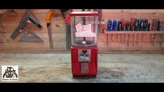Vintage Gum Ball Machine-Vending Machine Restoration.