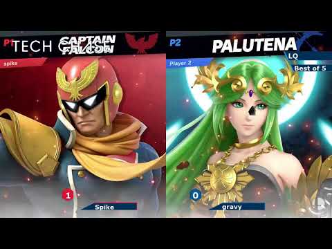 Tech Chase 17 - Spike (Cpt. Falcon) vs. gravy (Palutena/Wolf) Losers Quarters