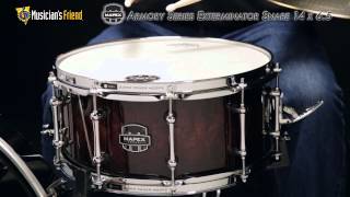Video thumbnail for Mapex Armory Series Exterminator Snare Drum 14 x 6.5 by Musician's Friend