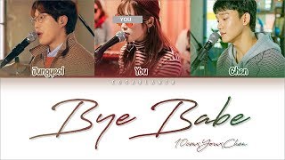 10cm X Chen – Bye Babe [3 Members ver.] + You as member  (Color Coded Han|Rom|Eng)