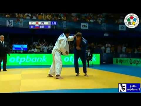 Judo 2012 World Championships Teams Salvador: Nagashima (JPN) - Khabachirov (RUS) [-81kg] final