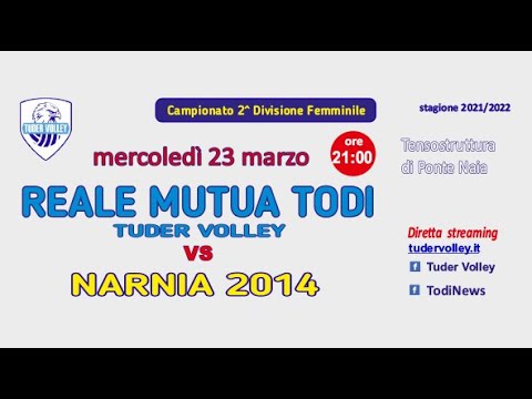 Seconda Divisione Femminile girone C-  REALE MUTUA TODI TUDER VOLLEY vs NARNIA 2014
