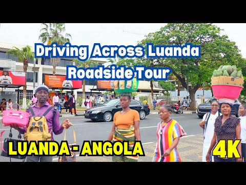 Beautiful Luanda Drive Journey - City Sights & Streets#luanda #angola #africa #luandaangola