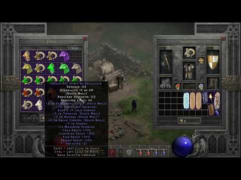 Rare 6 Nado Druid Hawk helm #d2resurrected #d2r