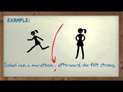 How to use a semicolon