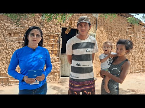 Entrega de um bujão pra Fabiana e família em Sitio Altos São José do Belmonte PE 