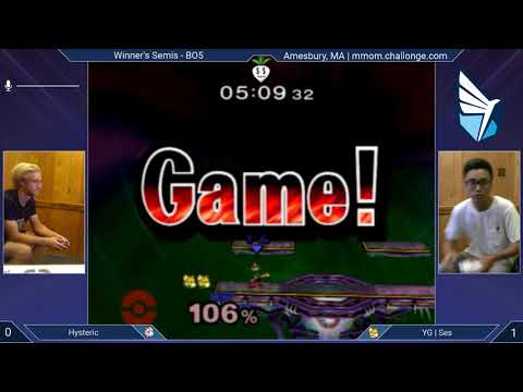 MMOM167 SSBM - Hysteric (Jigglypuff) vs. Ses (Fox) - Melee WSF
