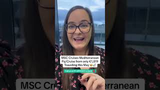 ⚓ Check out this MSC Cruises 7-night Mediterranean Fly/Cruise from €1,019pp🤩🛳️