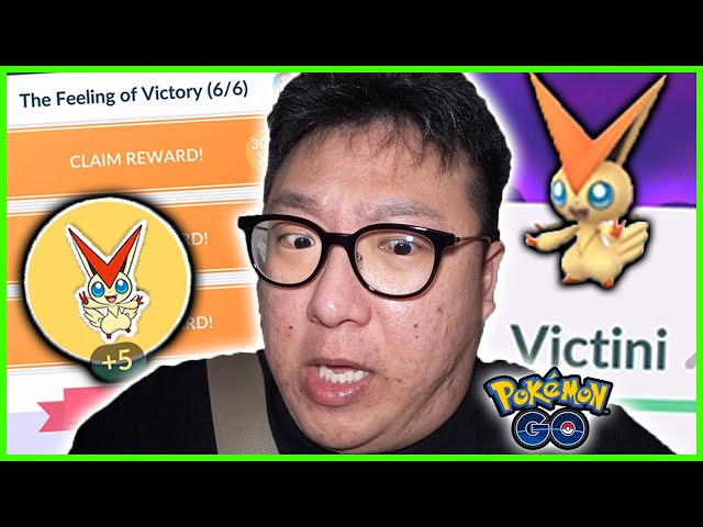 The Feeling Of Victory In Pokemon Go Unlocking Victini