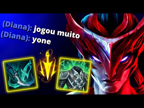 MONO YONE MOSTRA COMO VIRAR JOGO PERDIDO - Yone vs Zoe - League of Legends