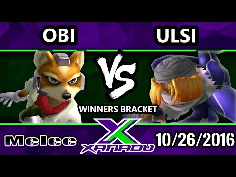S@X 173 - Obi (Fox) Vs. Ulsi (Sheik) - SSBM Tournament - Smash Melee
