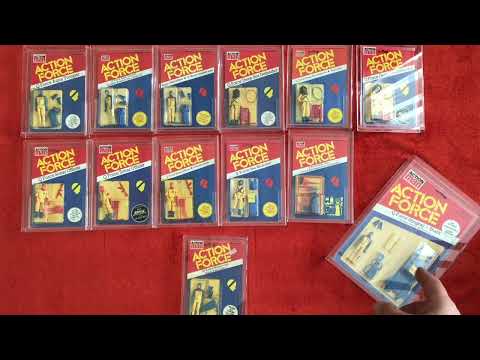 GW Acrylic Perspex case unboxing & updating Action Force Q Force sealed & carded figure collection