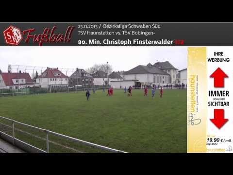 TSV Haunstetten vs. TSV Bobingen 80.Min.  Christoph Finsterwalder 1: 2
