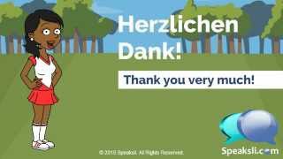 Polite German Sayings | Learn German | Speaksli