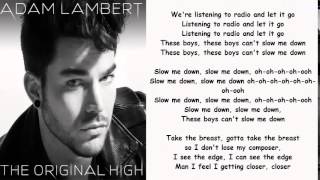 Adam Lambert These Boys Lyrics