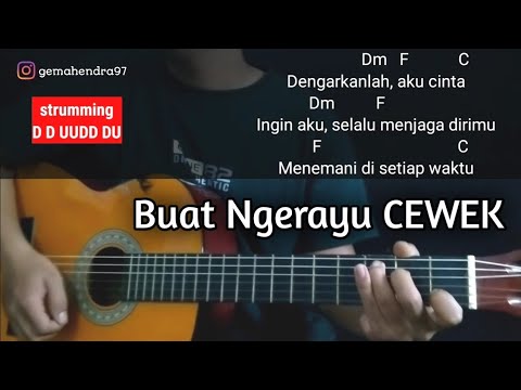 Kunci Gitar RAYUAN GOMBAL - Judika | Pake Chord Dasar Semua