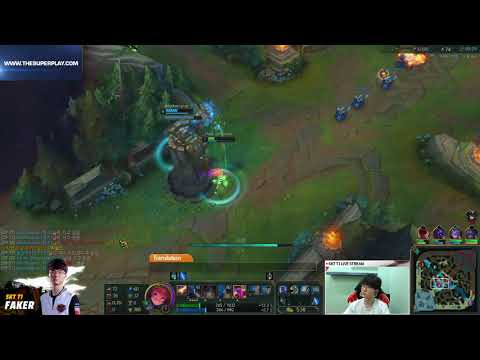 SKT T1 Faker Zoe vs Valdimir mid S8 Ranked Gameplay