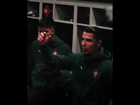 Ronaldo motivating his team before final 🥶