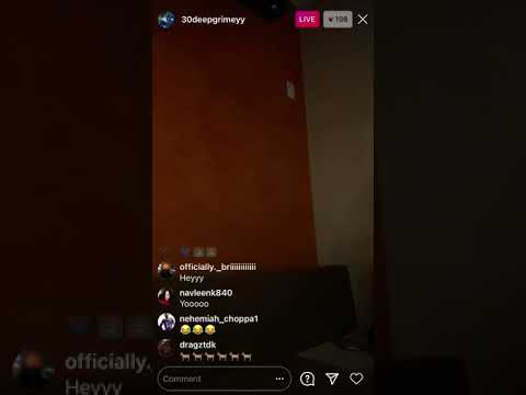 30 Deep Grimeyy unreleased song (Instagram Live)