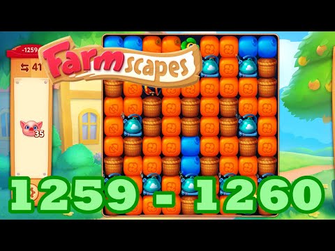 Farmscapes Level 1259 - 1260 HD Gameplay Walkthrough | 3 - match game | android | ios | GameGo Game