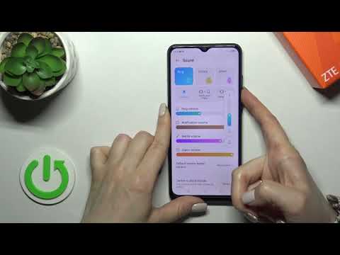 How to Mute the Ringtone Volume on ZTE Blade A53 Pro - Turn Off the Incoming Call Sound
