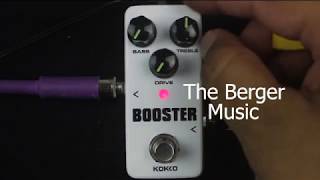 Video thumbnail for KOKKO FBS2 Booster(Mini) Pedal demo by Berger
