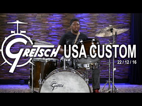 Gretsch USA Custom Drum Set 22/12/16 - Antique Maple (GUSA221216AM)