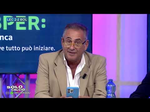 Le mie pagelle di Lecce-Bologna 2-2, a “Solo calcio”, su E’ tv Rete 7. 28/9/2025