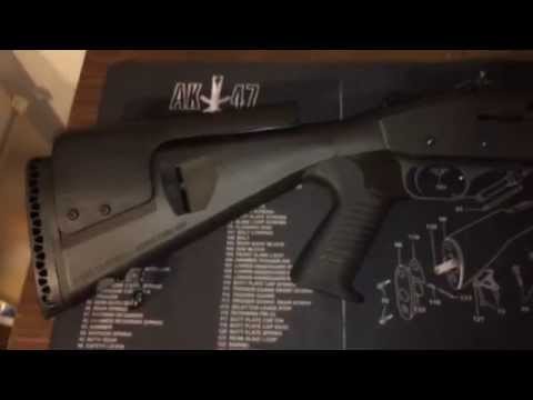 Mossberg 500A with Enidine Shot Stock and Mesa Tactical LEO Adapter