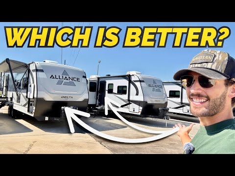 Which 30ft layout is better? Rear bath or mid bath? 2025 Alliance Delta 262RB travel trailer RV
