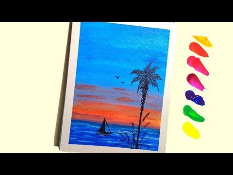 Capturing NATURE'S Beauty with Acrylic Painting Hacks!