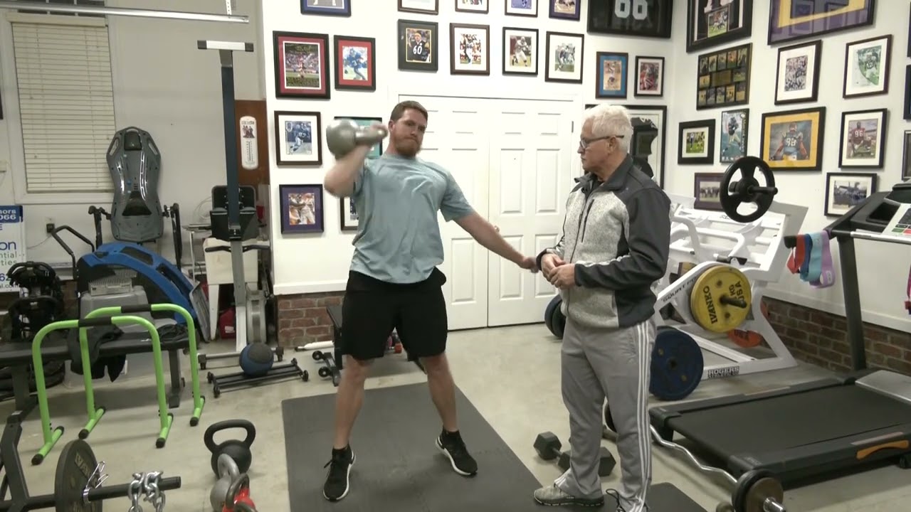 YouTube Thumbnail for Kettlebell Press Technique