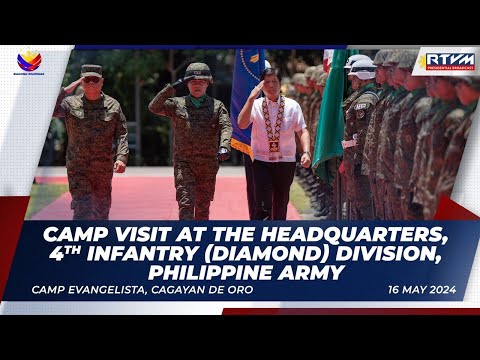 Camp Visit at the Headquarters, 4th Infantry (Diamond) Division, Philippine Army