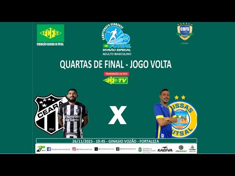 CEARÁ X RUSSAS | CAMPEONATO CEARENSE DE FUTSAL - QUARTAS DE FINAL JOGO VOLTA
