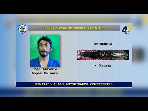 Capturan a presunto autor de homicidio en Quilalí, Nueva Segovia