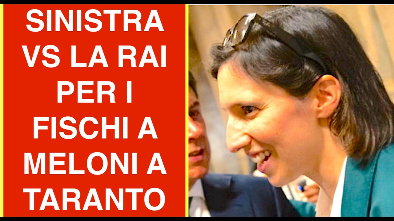 SINISTRA CONTRO LA RAI PER I FISCHI A MELONI A TARANTO