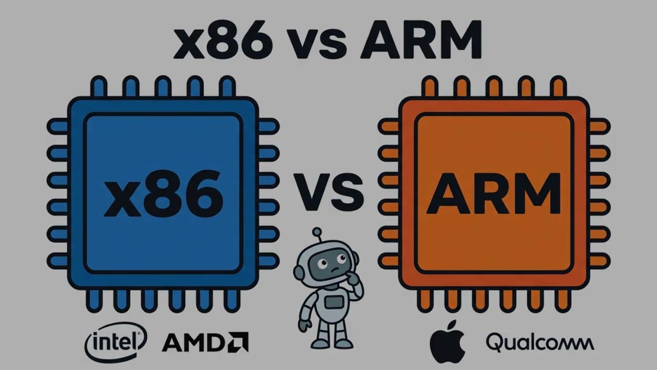 x86vsARM difference explained for Beginners 