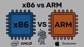 x86vsARM difference explained for Beginners