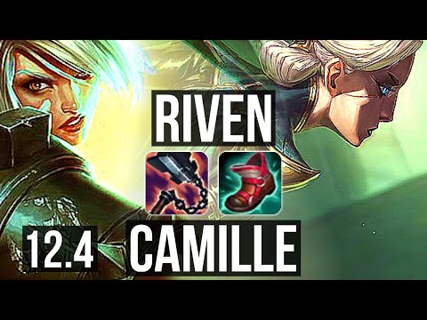 RIVEN vs CAMILLE (TOP) | 6/0/2, 400+ games, Dominating | KR Grandmaster | 12.4