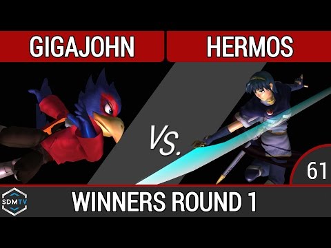 SDSU Biweekly 61 - B2S | Gigajohn (Falco) vs. Hermos (Marth) - SSBM WR1 - Smash Melee